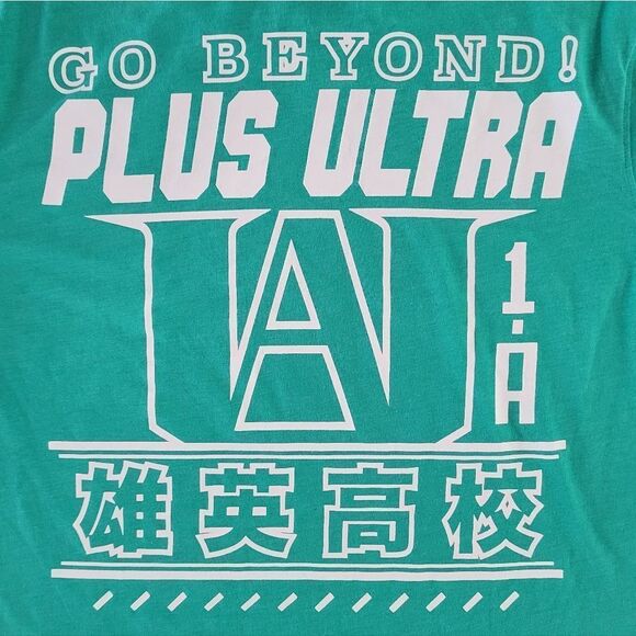 My Hero Academia Teal Crewneck Graphic Long Sleeve Tee - Picture 15 of 16